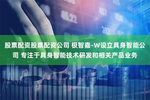股票配资股票配资公司 极智嘉-W设立具身智能公司 专注于具身智能技术研发和相关产品业务